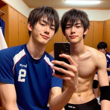 The secret base for handsome AI men